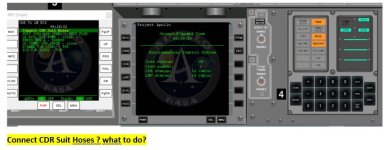 photo 3 - LGC power up and yellow message on cheklist.JPG