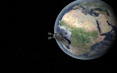 Flamberge departs Earth for the moon.jpg