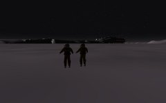 Mike and Tim approaching the artifact on Triton.jpg