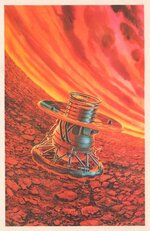 Художник А. СОКОЛОВ. Автоматическая станция «Венера-9» на Венере.JPG