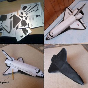 Paper Space Shuttle Columbia (STS-1)