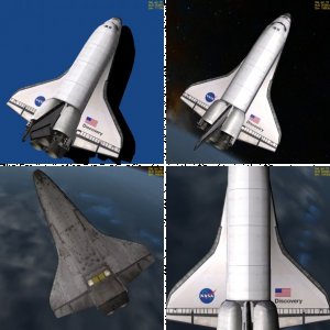 New Texture for Space Shuttle Discovery