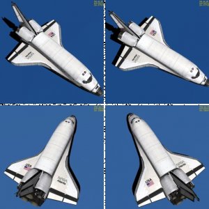 New Texture for original Space Shuttles