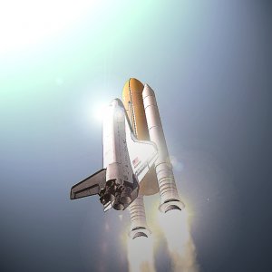 Orbiter Shuttle Lift Off