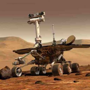 Mars Opportunity rover, which is still ummm roving around the surface of Mars.