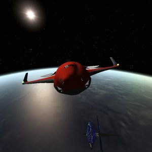 XR-5 leaves LEOS station