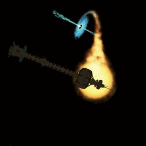 Aquarius encounters a Black Hole