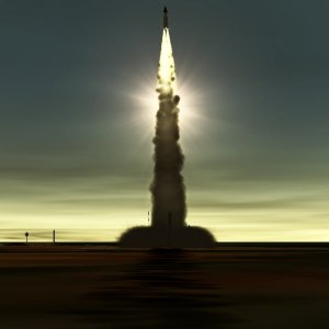 Hermes shuttle blasts off from Kourou