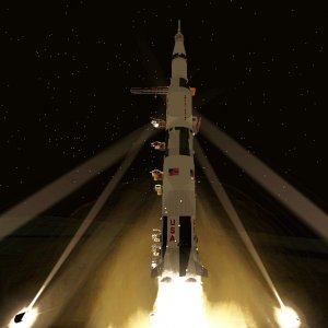 Apollo night launch