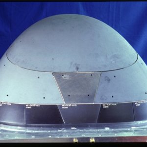 Nose cap qualification unit after integration