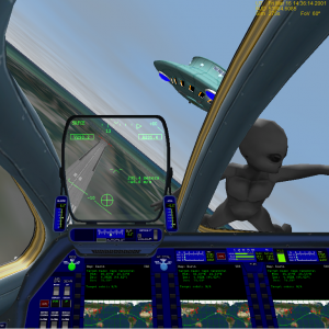 This is to the memory of Marvin the XR-2 Alien from the halloween prank forum thread I started on Dan's Forum.  Featuring also Jon Marcure's UFO AddOn