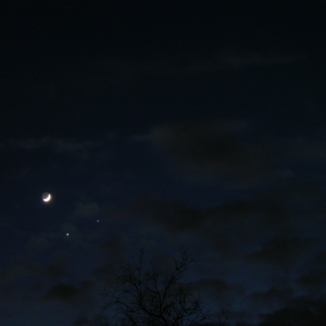 Moon, Venus, Jupiter 1