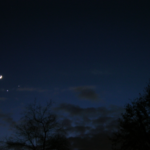 Moon, Jupiter, Venus 4