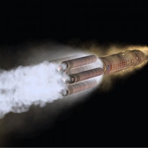 Proton M carrying Soyuz ACTS