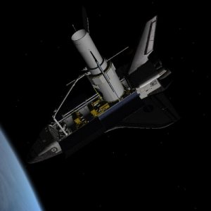 Orbiter STS 125 HST grappled (day2)