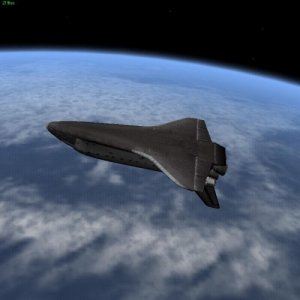 Orbiter STS 125,ready for deorbit burn