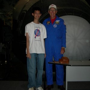 Me with Astronaut Bob Springer