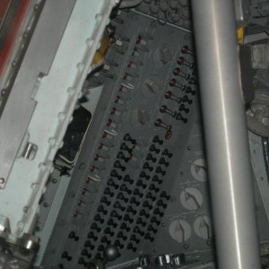 The Right side of the Command Module Kitty Hawk where Panels 7 and 8 are located