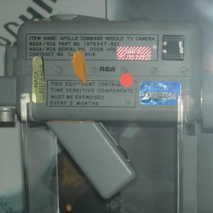 A Command Module Camera.  I believe this was the one used on Apollo 7.