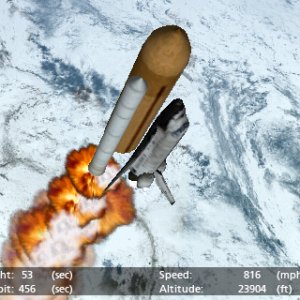 X-Plane Space Shuttle on the iPhone -
Ascent.
