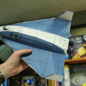 Delta Glider paper model by Juanelm