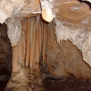 Columns and stalactites