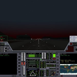 Sunrise Over Wideawake in an XR-5, several hours before take off to the station