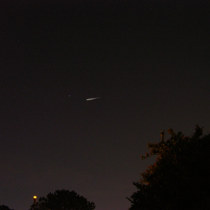 Iridium Flare in night sky of my home (Image 2)