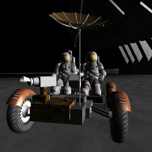 31) Approaching the opposite pontoon in rover