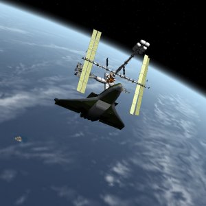 TSR01 Over Ascension Island