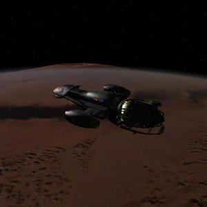Virgin Galactic Passes over Olympus Mons 1