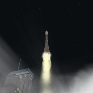 Liftoff from Wideawake.