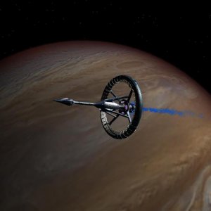 Radiance of the Stars braking for orbit around Jupiter (1)