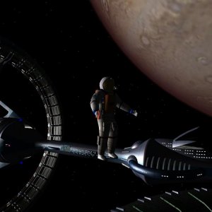 Mars Mike returning to shuttle (2)