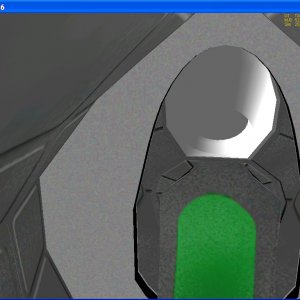 BlackDart: A look behind through all open hatches. 

From Pilot seat, over REO seat and airlock/hab to the tunnel of the docking system.