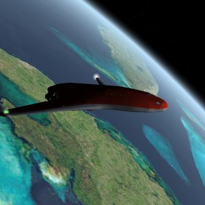 OFSS Mission12 Re-entry approach to AIA (or we could hang a left and go to Universal Studios).
