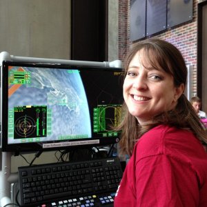 Orbiter Mobile Flight Sim Cockpit at Maker Faire 2013