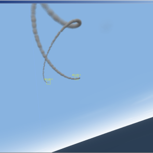 Two lost missile in a dogfight
Missile 2 and 3 fired from a XR2 missed there primary target and decided to have some fun.
Category: Debug
