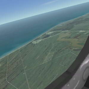 Delta Glider liftoff.