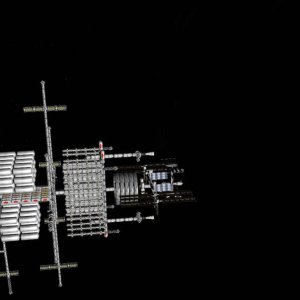 SSTV docked with ISS