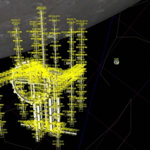 Lunar Station After Mission 106 with F9 showing FPS