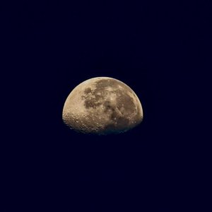 Moon Summer 2013 near Riverside town, California. USA.