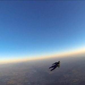 Sunset track jump over Lake Elsinore. Winter 2013