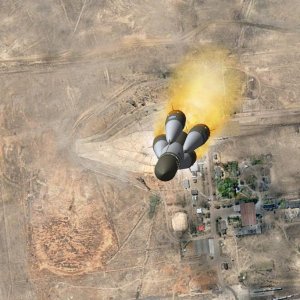Vostok launch from Baikonur.