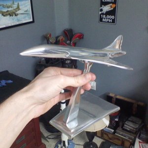 Concorde model.