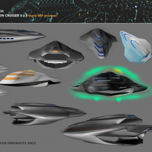 Still at shape optimization - getting more and more to be a space yacht.