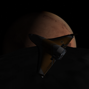 XR5 Mars rise above Phobos