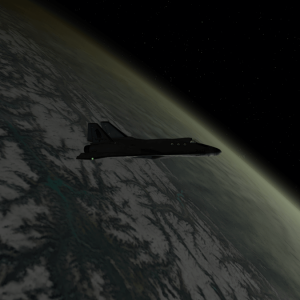 Reentering over Canada, approaching Calgary