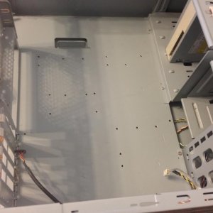 Empty Case, Core and Rear Fans Removed