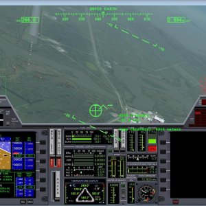 Aligning with the runway